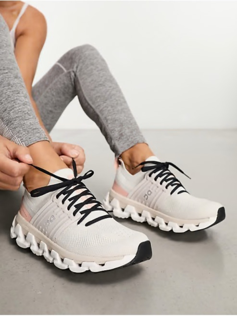 On Cloudswift 3 Women’s Size 9 Ivory Rose CloudTec Running Shoes Athletic Pink - Picture 2 of 16
